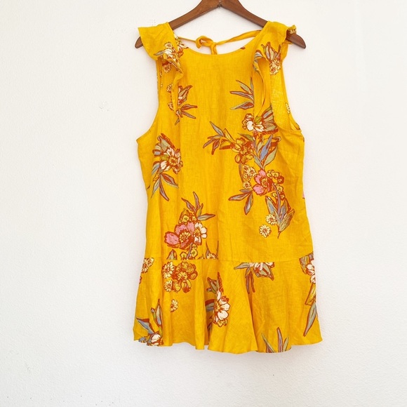 NWT Free People Summer In Tulum Linen Blend Tunic - Picture 4 of 4